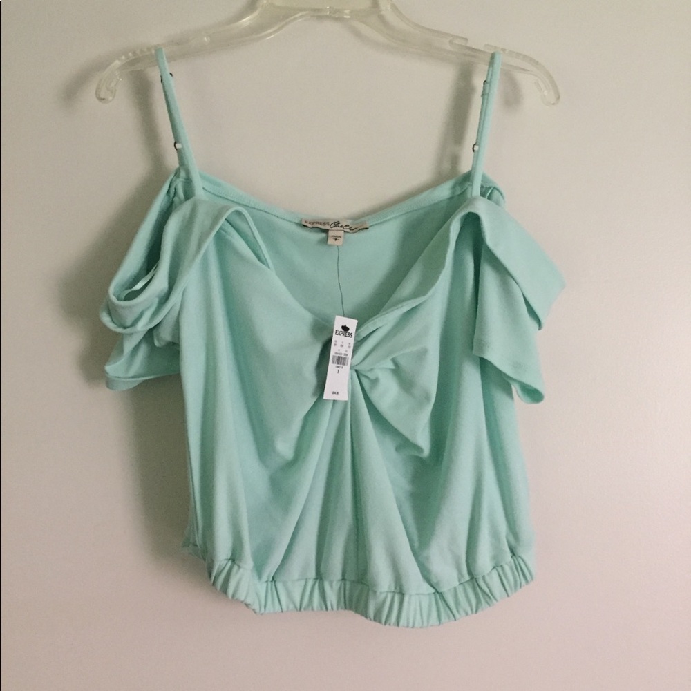 Off the shoulder crop top